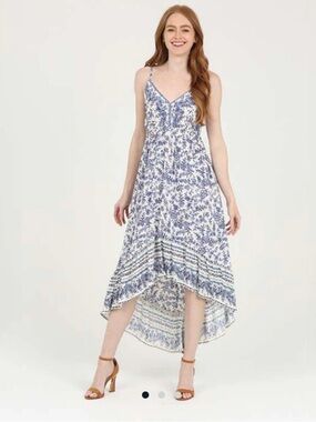 Angie Spaghetti Strap Colorblock
Midi Dress 👗